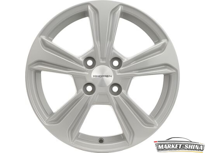 Khomen KHW1502 (Vesta/Almera) 6 x 15 4*100 Et:50 Dia:60.1 G-Silver-FP