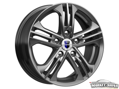 K&K Trinity 6 x 15 5*114.3 Et:46 Dia:67.1 Дарк платинум