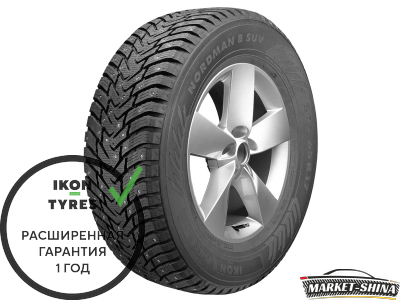 Ikon Tyres (Nokian Tyres) Character Ice 8 SUV (Nordman 8 SUV) 225/55 R19 103T
