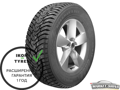 Ikon Tyres (Nokian Tyres) Character Ice 8 SUV (Nordman 8 SUV) 225/60 R18 104T
