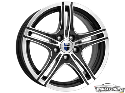 K&K Омаха 5 x 13 4*108 Et: 40 Dia: 67,1 алмаз черный