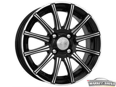 K&K Сиеста 5 x 13 3*98 Et: 35 Dia: 60,2 алмаз черный