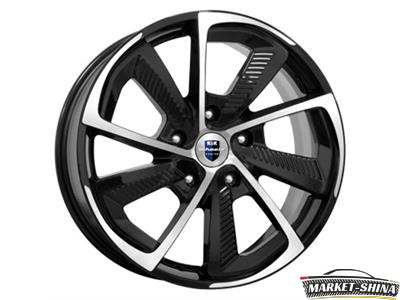 K&K C.T.G. (КС687) 8 x 18 5*108 Et:40 Dia:67.1 Дарк платинум