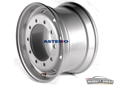 Asterro 22115B 11.75 x 22 10*335 Et:120 Dia:281 Silver